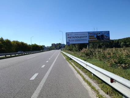 Билборд A в Обухове, 12х3  Дніпровське шосе, траса Н-01 "Київ-Знам'янка", км 43+000 право, за 100м до розв'язки на м. Обухів та м. Українка, в'їзд в м. Обухів з м. Київ, правий фото 3