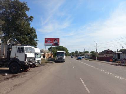 Білборд, Бігборд (Борд)  B у Ромнах, 3x6  Полтавська вул., біля Укртелекому Фото 1