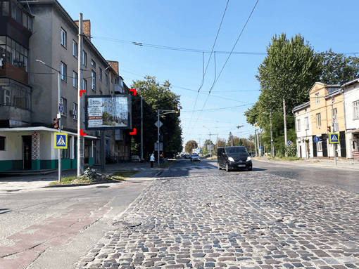 Беклайт Львів,  пер. вул. Городоцької – Народної, розмір 2,3 х 3,2 м беклайт