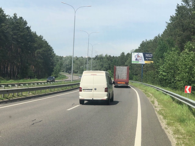 Билборд Вышгород,  Автошлях Київ-Вишгород (18+850, Дачний кооператив "Лісова поляна"), в напрямку виїзду з м.Київ