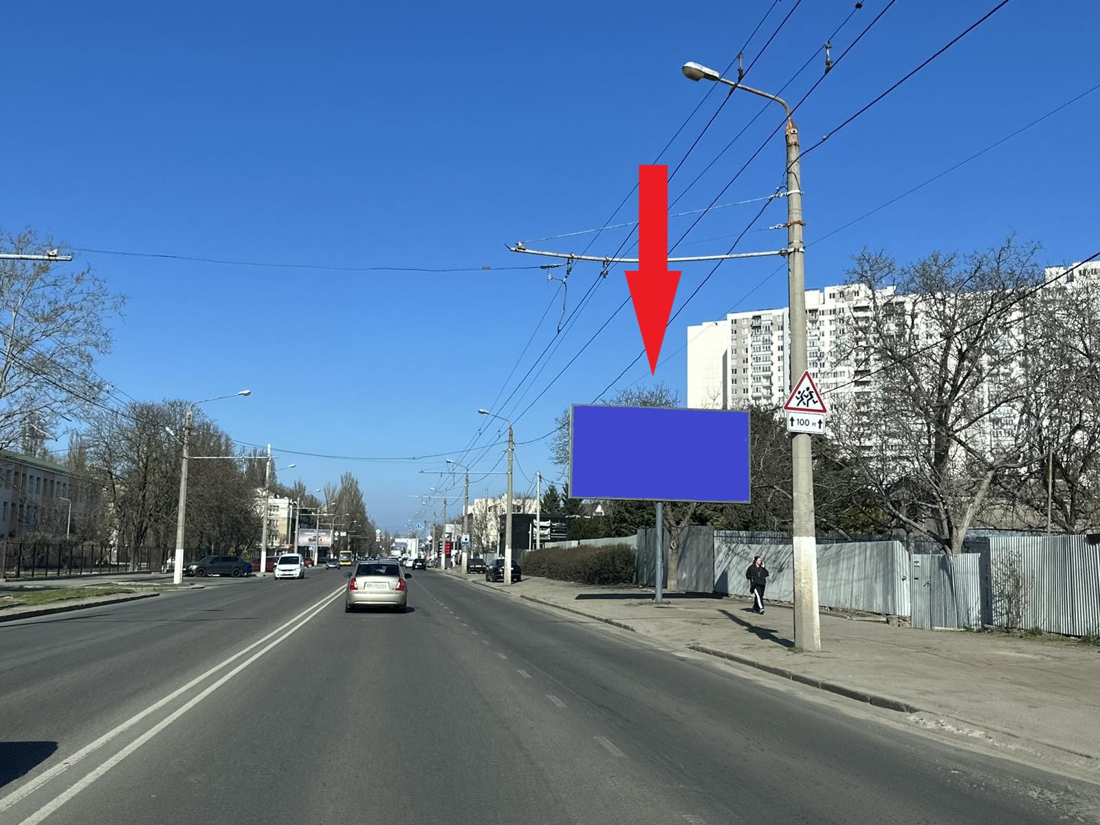 Білборд, бігборд (борд)  Одеса,  вул. Приморська / пров. Газовий №4