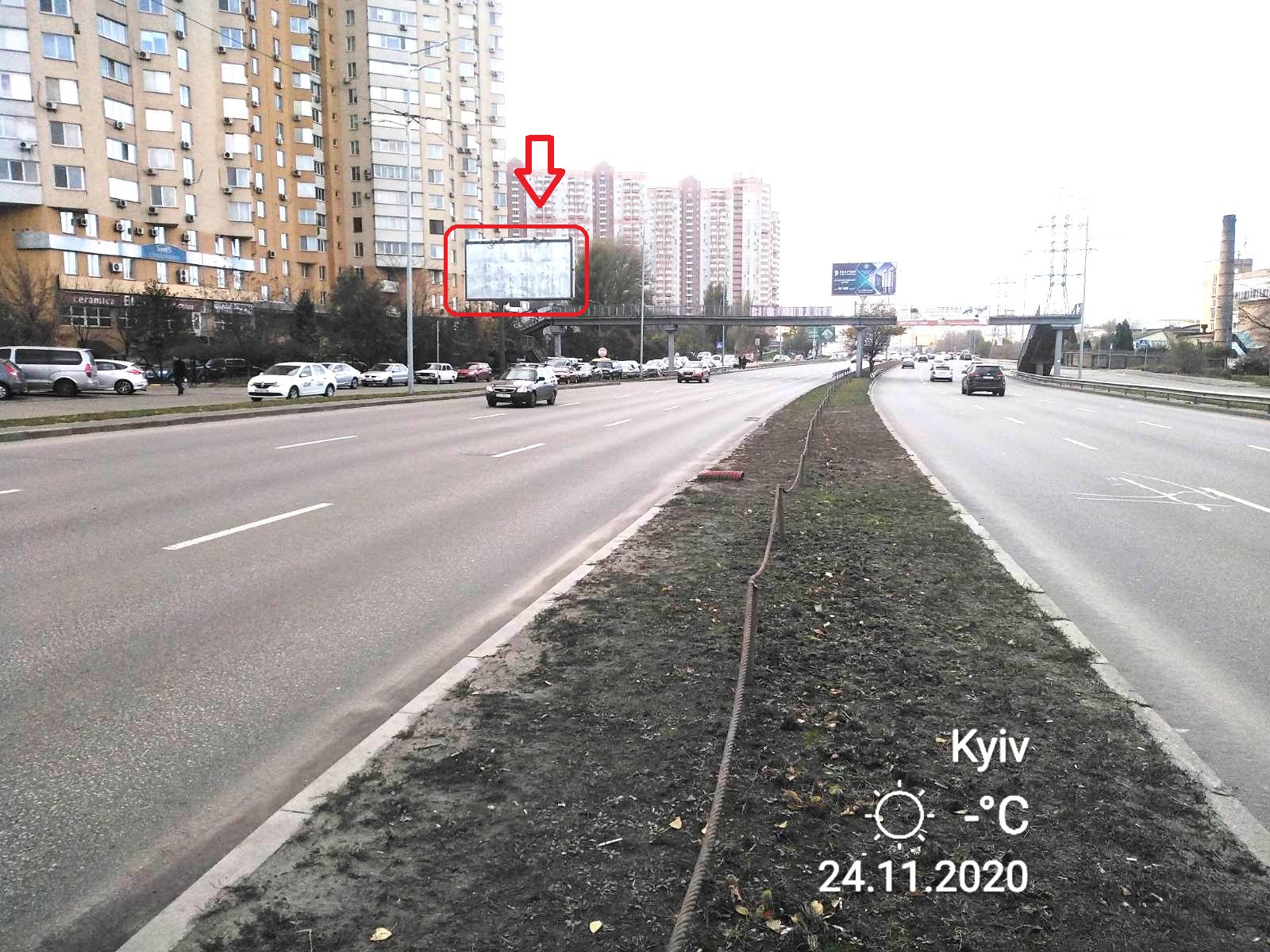 Билборд Киев,  вул. Саперно-Слобідська 22