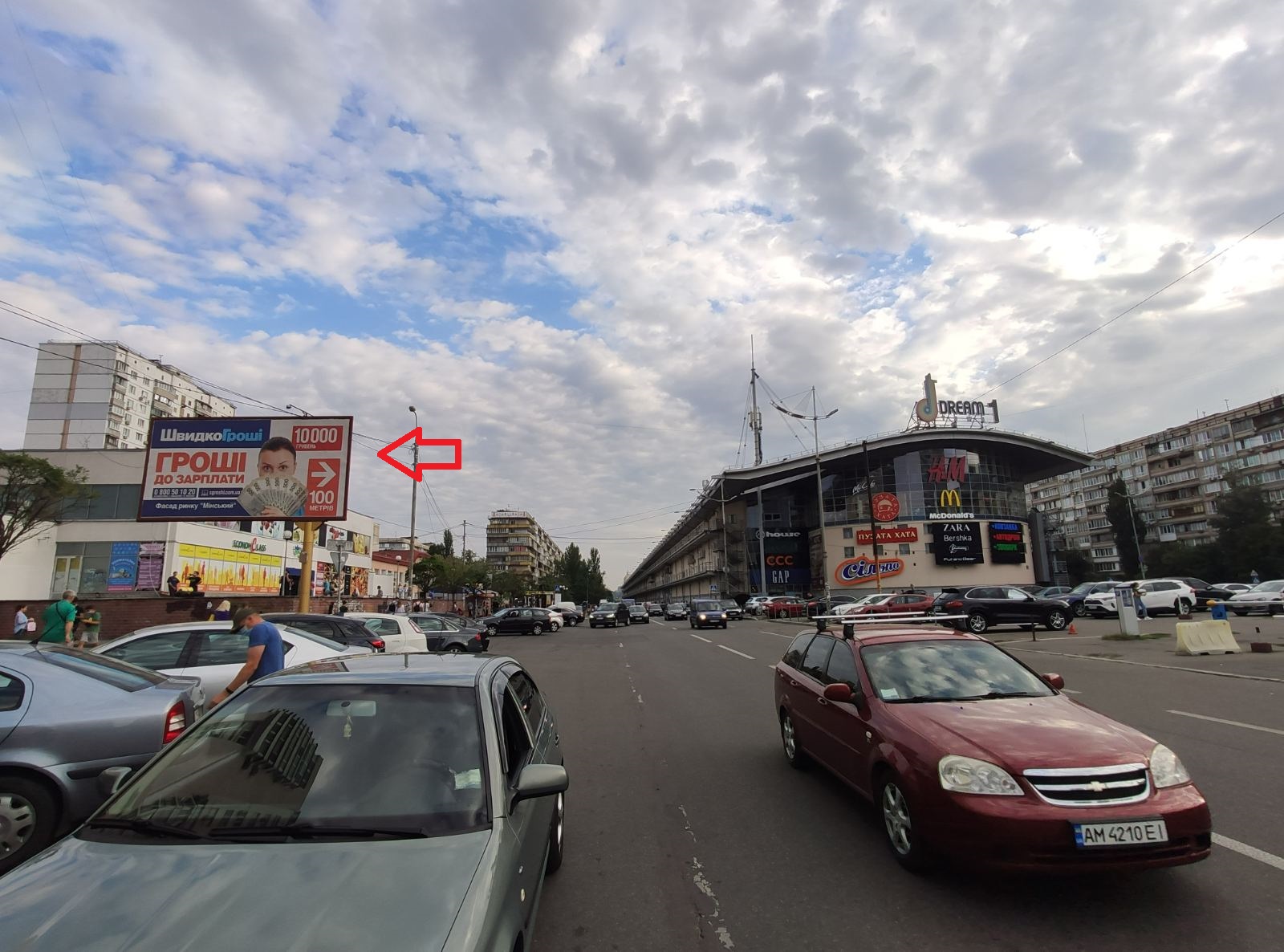 Билборд Киев,  просп. Оболонський, 22В