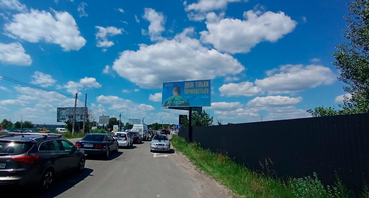 Билборд Осещина,  Хотянівка-Вишгород, поворот на Осещину (А)
