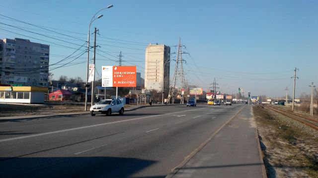 Борд Вышгород,  Набережна, зупинка вул.Київська напрямок з Києва