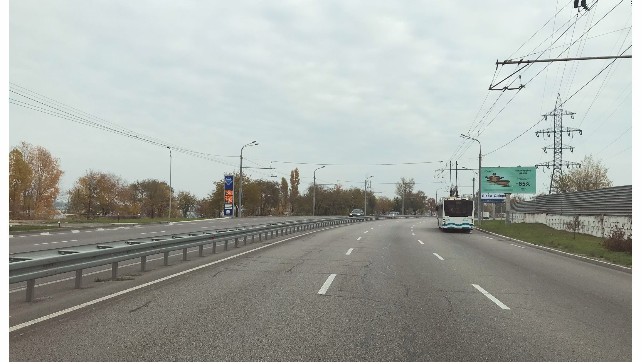 Билборд Днепр (Днепропетровск),  Заводская Набережная ул., напротив АЗС "Glorius", в центр