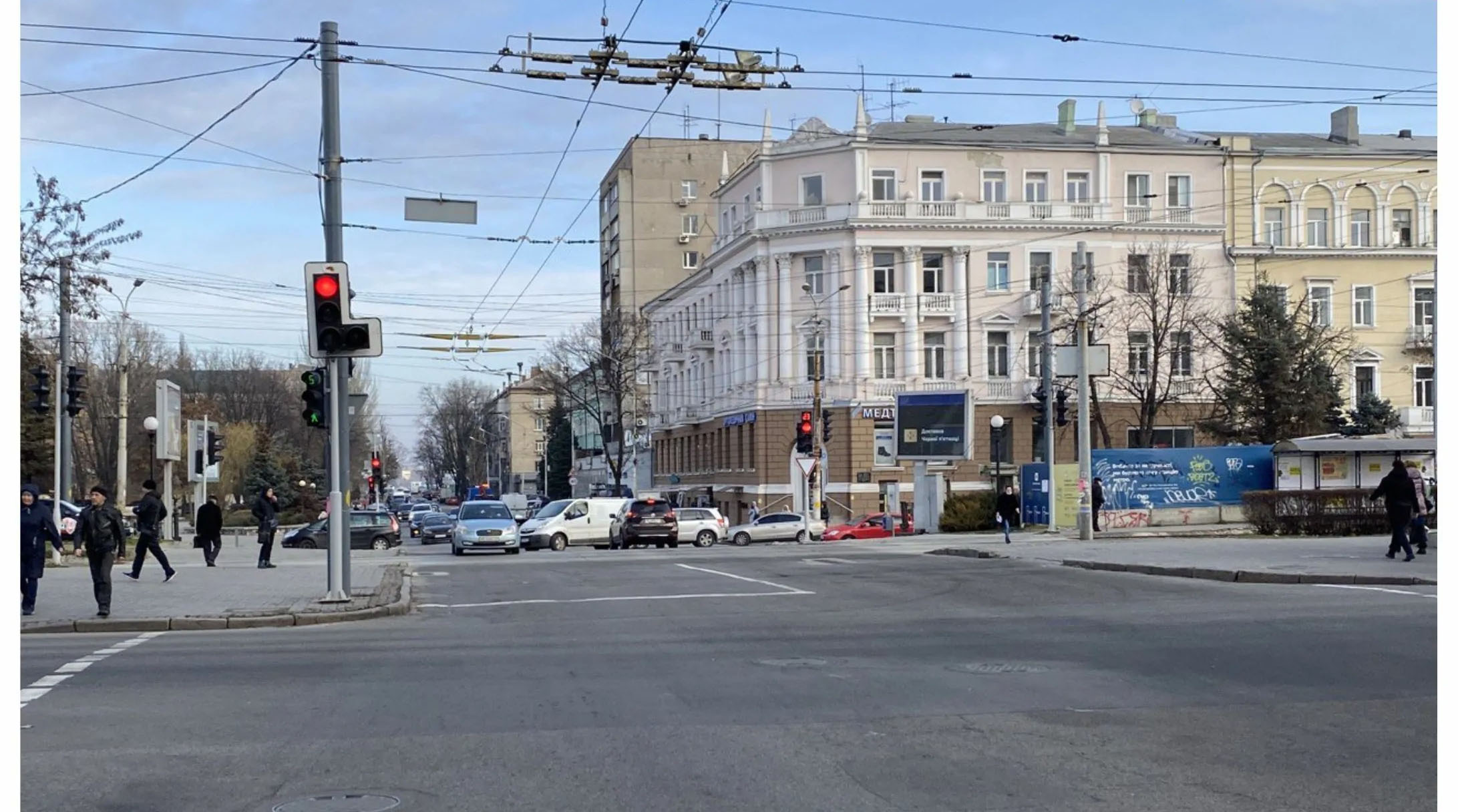 Скроллер Днепр (Днепропетровск),  Яворницького пр. - Фабра вул.(в сторону Юліуша Словацького)