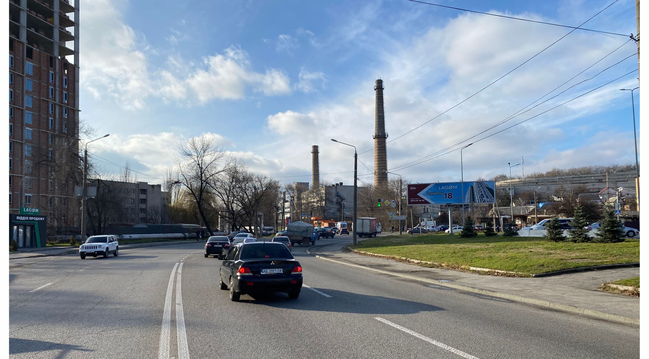 Призматрон, призма Дніпропетровськ,  Космічна вул. - Мандриківська вул., З центру права