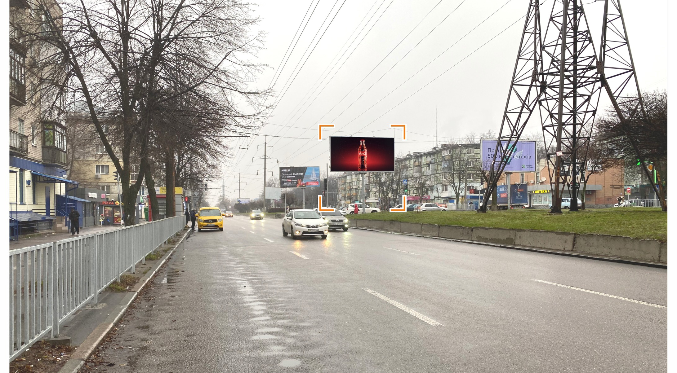 Билборд Днепр (Днепропетровск),  Поля пр. - Стромцова ул., в центр