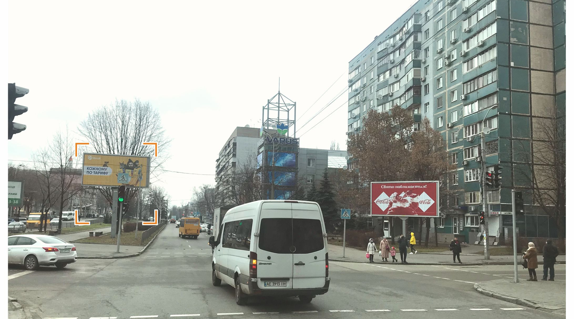 Призматрон, призма Дніпропетровськ,  Поля ін. - Антоновича вул., В центр