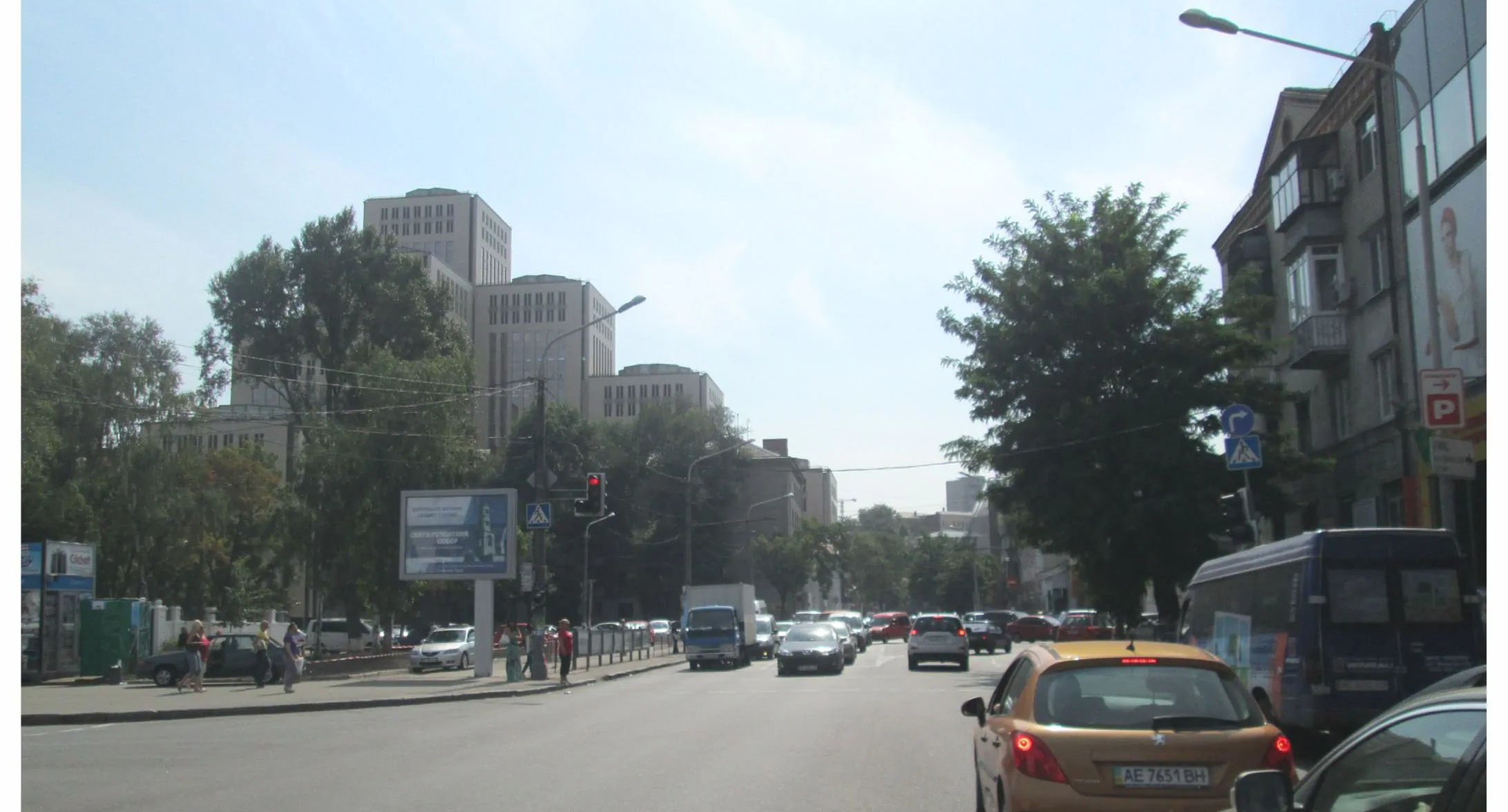 Скроллер Днепр (Днепропетровск),  Коцюбинського вул. - Успенська пл., з'їзд з мосту Центрального