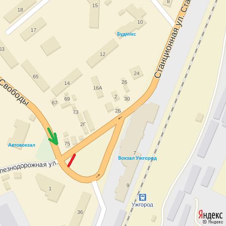 Билборд Ужгород,  пл.Г.Кірпи-просп.Свободи, Залізн.вокзал,Автовокзал-на Cтанційну