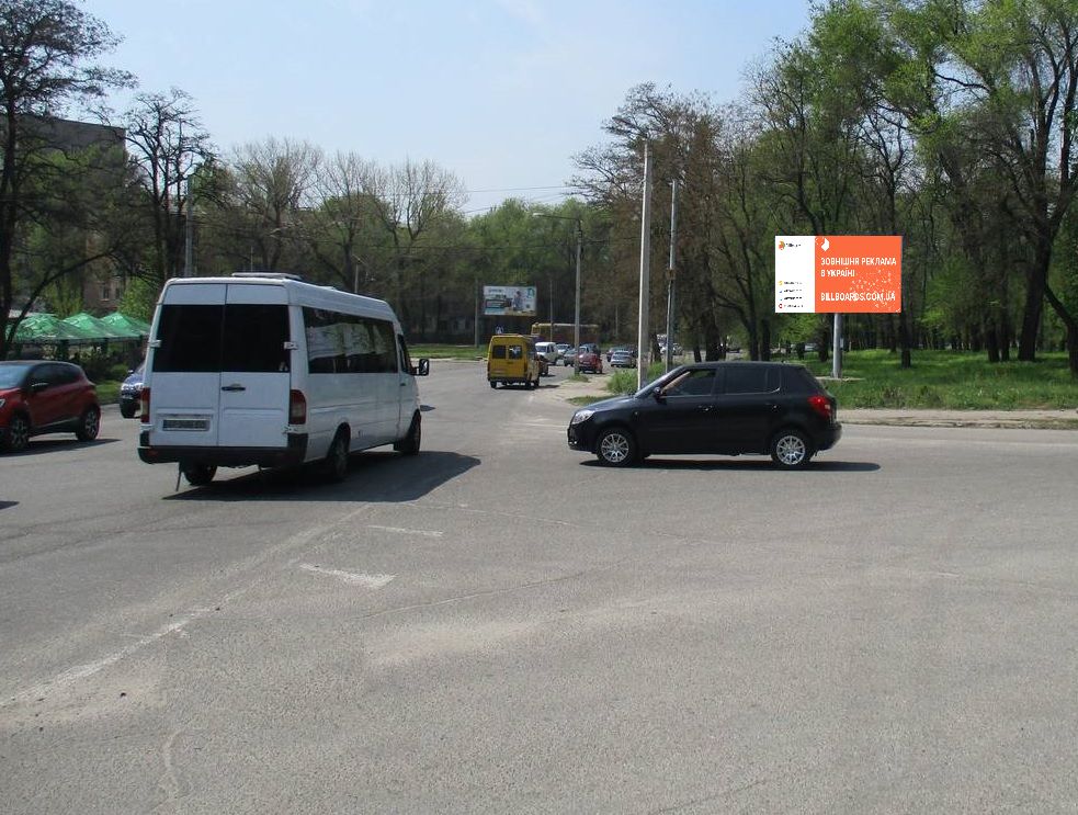 Билборд Запорожье,  вул.Козача -вул.Шкільна