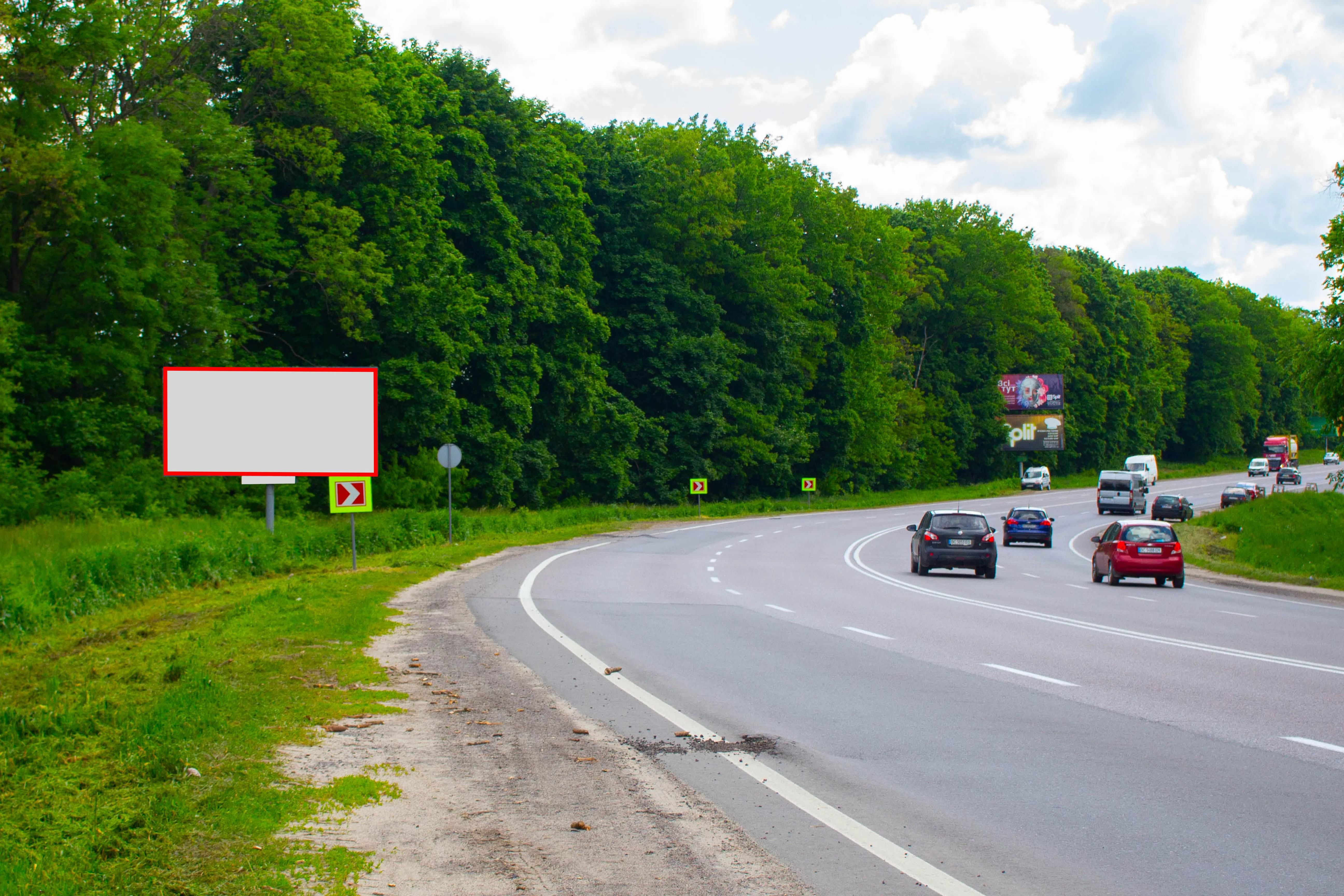 Билборд Львов трассы,  Т14-14, Північний обхід м. Львова