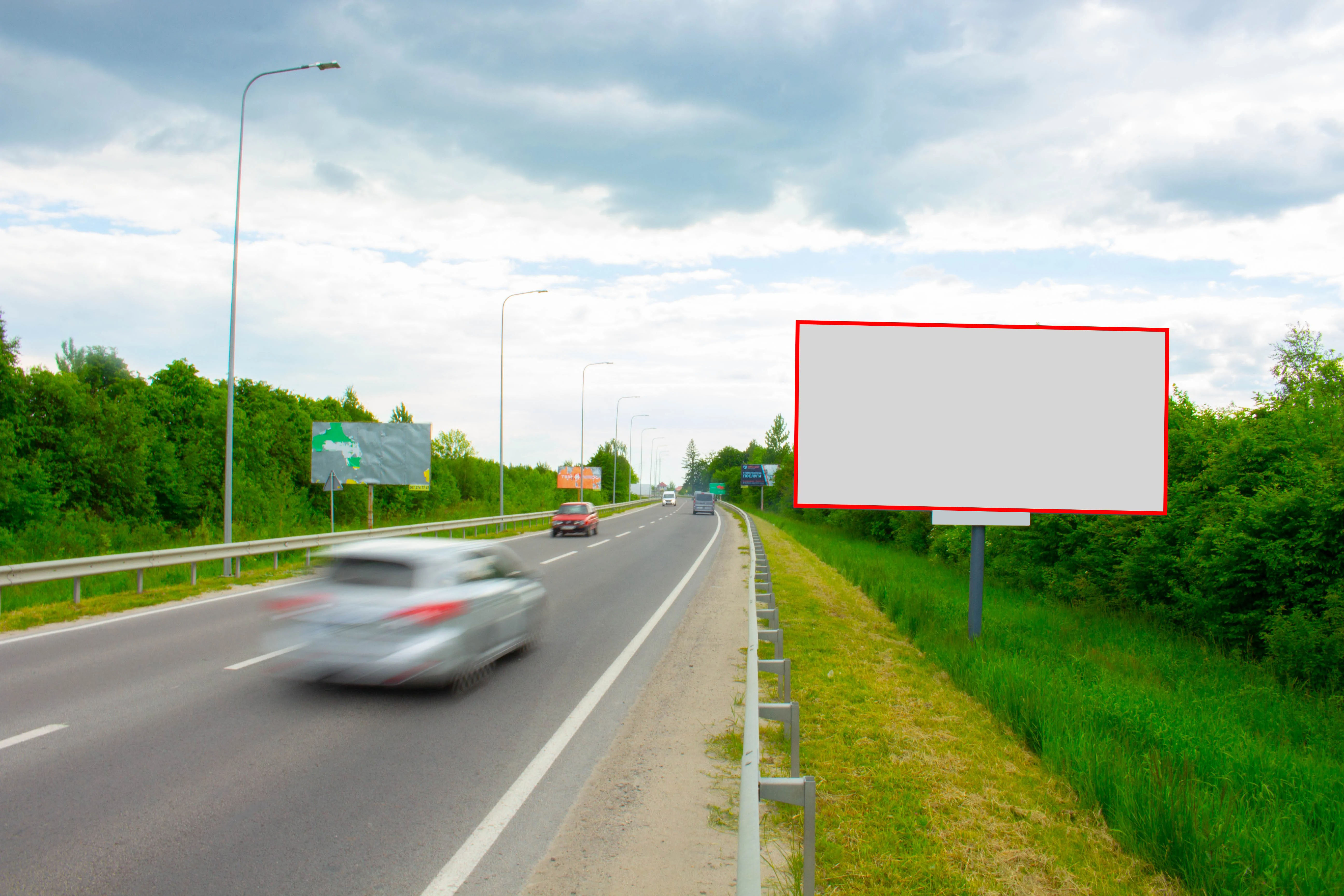 Билборд Навария,  Т-14-16 Львів-Пустомити-Меденичі