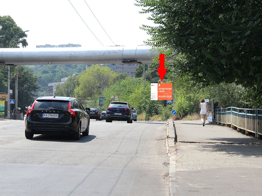 Видеоборд Киев,  Федорова вул., 32 - вул. Ямська, в сторону вул. Протасов Яр