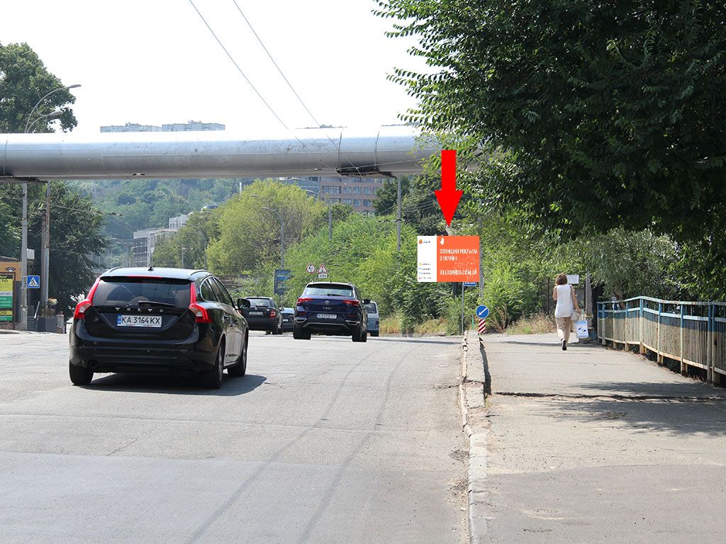 Видеоборд Киев,  Федорова вул., 32 - вул. Ямська, в сторону вул. Протасов Яр