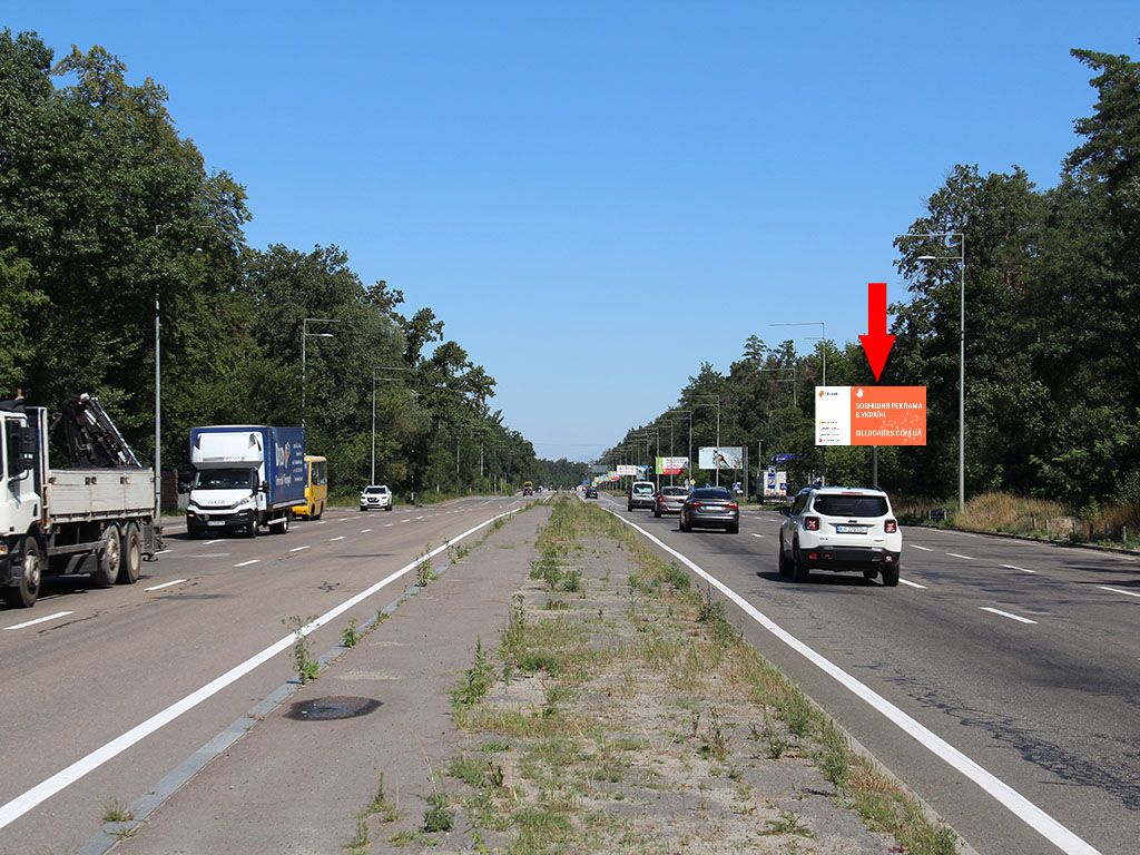 Білборд, бігборд (борд)  Київ,  Міська вул., Біля АЗС "ANP", в бік Пущі Водиці, Гостомеля, Бучі