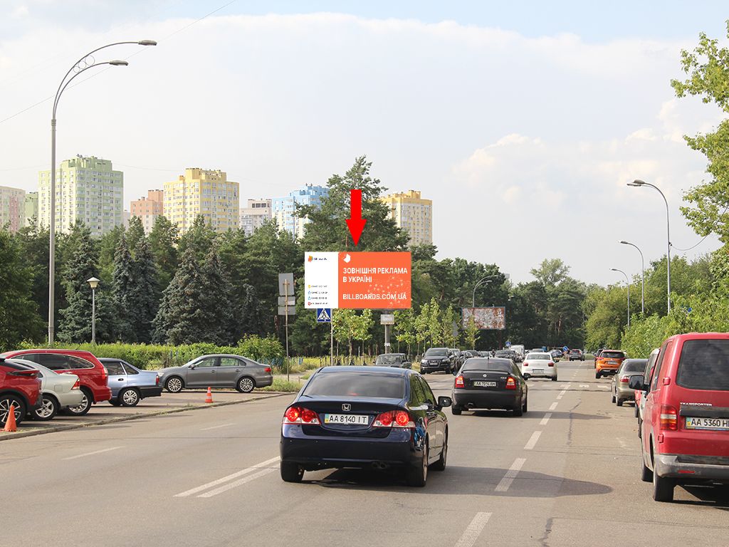 Билборд Киев,  Жмаченка вул., 7, в сторону Дарницький бул.
