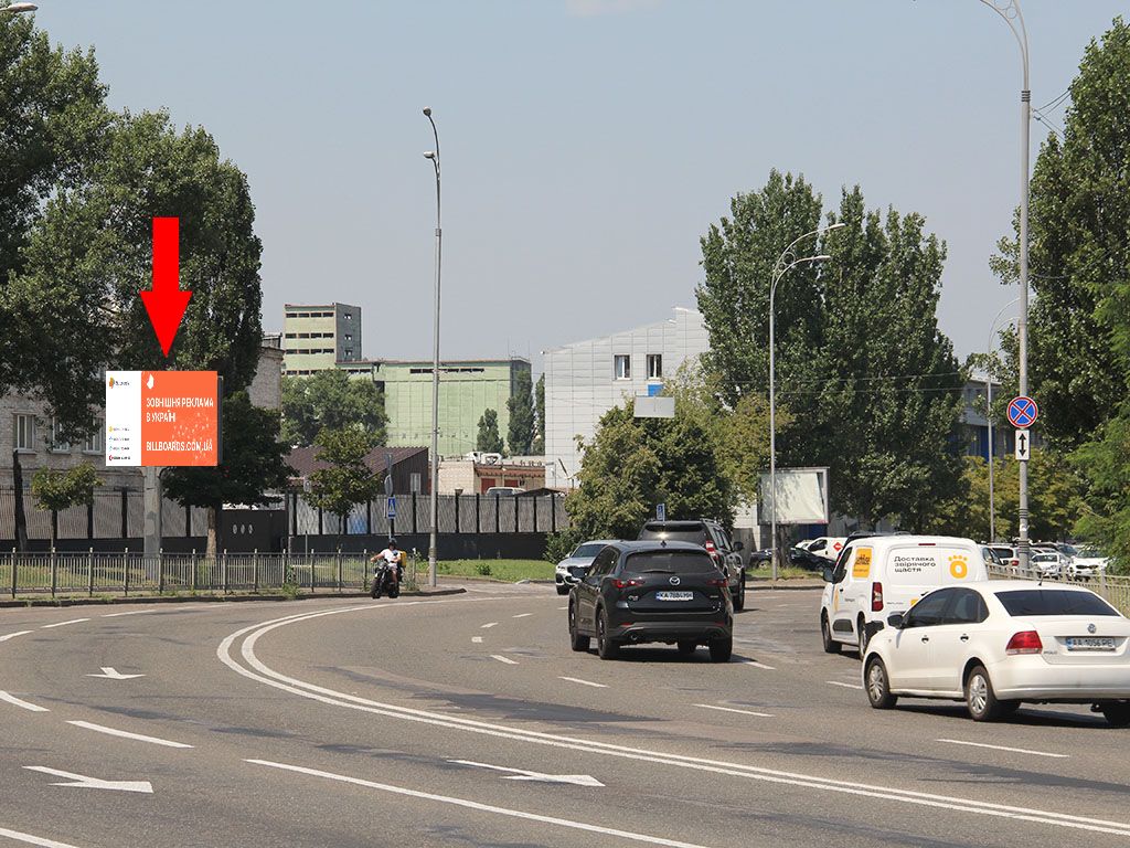 Бэклайт Киев,  Новокостянтинівська вул., 1 - вул. Електриків, розв'язка, в бік пр. Бандери