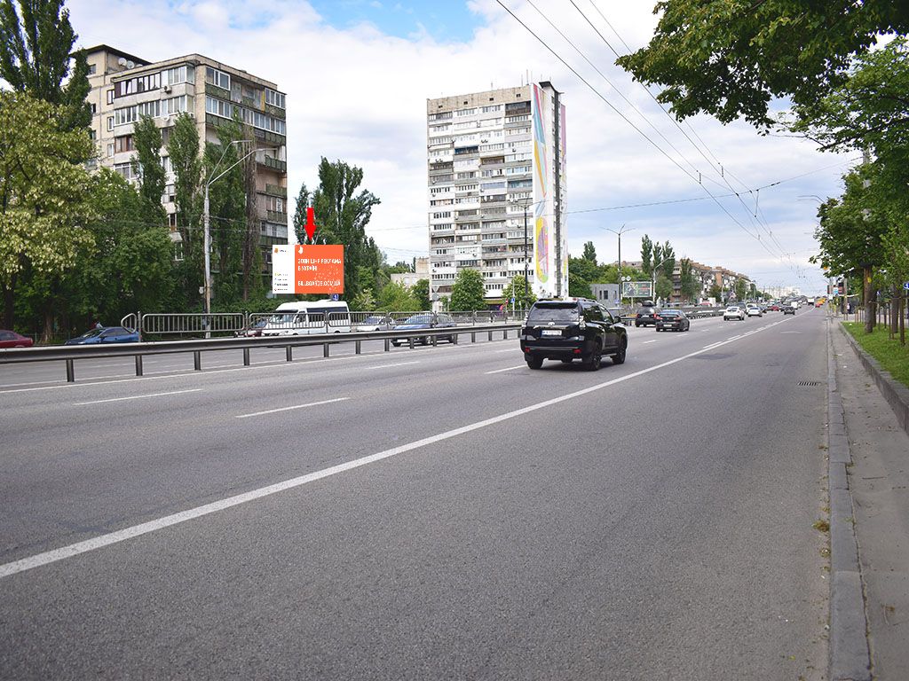 Билборд Киев,  Перемоги пр., 116/1 - бул. Вернадського, в центр