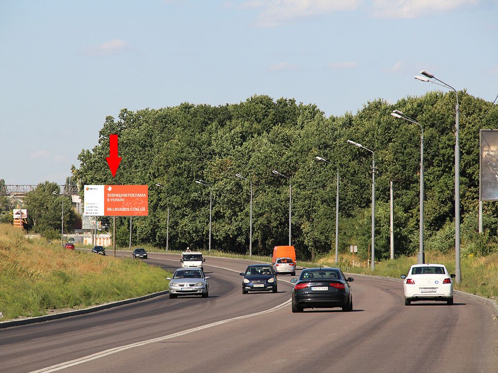 Білборд, бігборд (борд)  Київ,  Повітрофлотський пр., В сторону аеропорту "Київ"