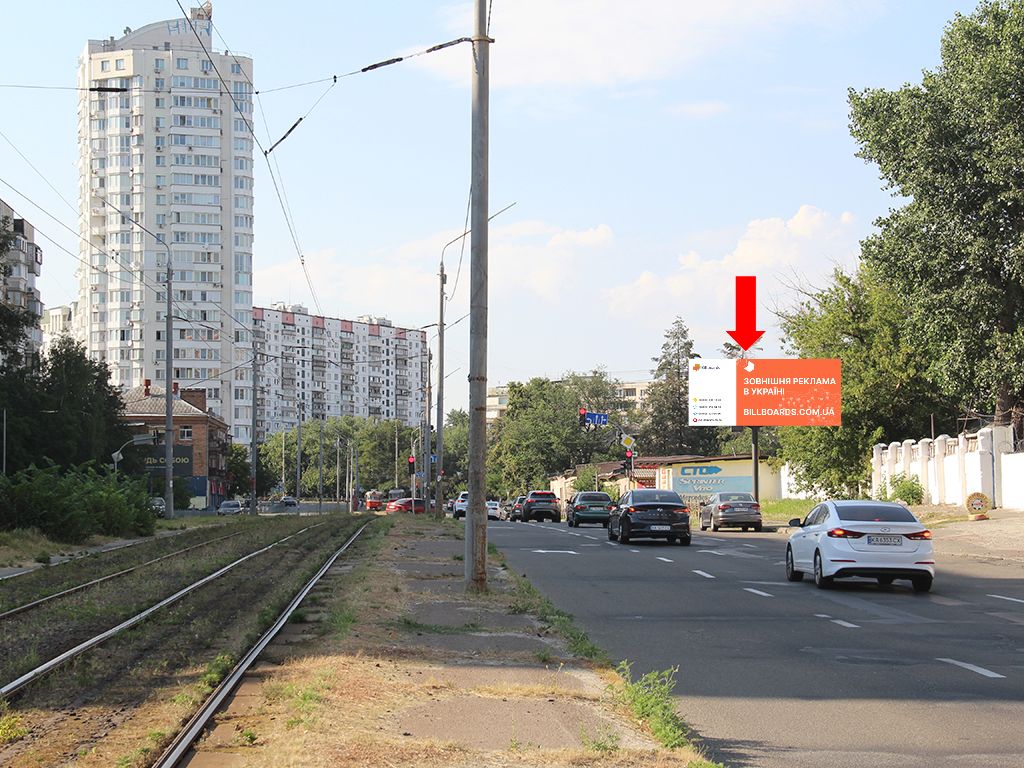 Призма Киев,  Автозаводська вул., 89а - пров. Автозаводський, на світлофорі, в сторону вул. Полярна, з центру