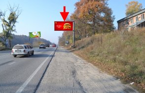 Білборд, бігборд (борд)  Траса,  Сімферопольське шосе - Харківська вул., районний суд, з центру