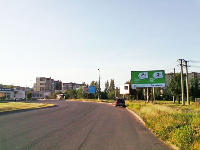 Білборд, бігборд (борд)  Кривий Ріг,  Глазового вул., 8 - Вечірній буль. ( ст. СТ "пл. Поля"), до Бикова вул.