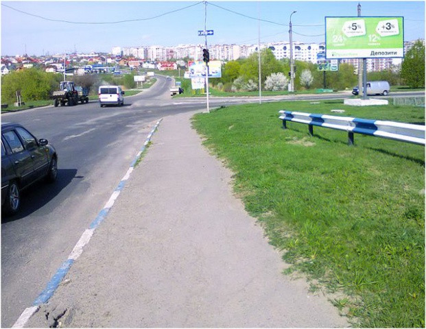 Борд Хмельницкий,  Озерна вул., 2а, - С.Бандери вул., (АЗС "Укрнафта", напроти Автосервіс та Автомагазин "Євро 3")