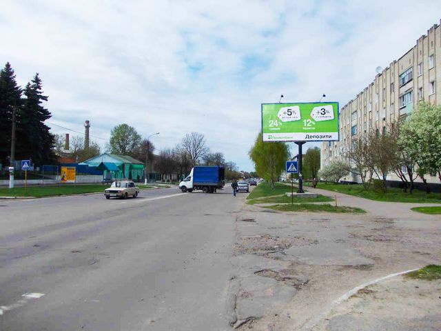 Білборд, бігборд (борд)  Путівль,  Курська вул., 18 (магазин, кафе)