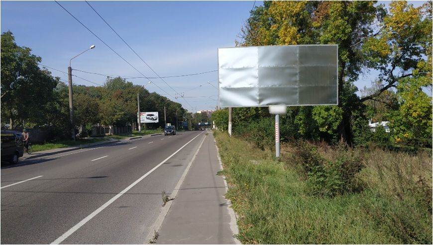 Билборд Пасіки-Зубрицькі,  в'їзд у Львів зі сторони Давидова, Зелена вул.