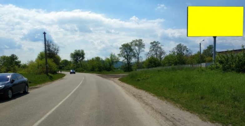 Білборд, бігборд (борд)  Львів,  м. Золочів, вул. Тернопільська, виїзд з міста в напрямку м. Тернопіль