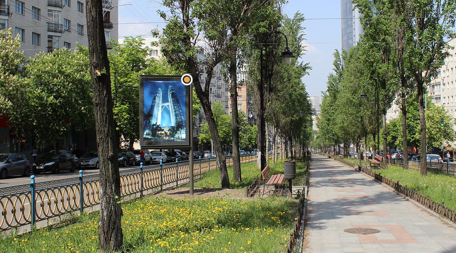 Ситилайт Киев,  Лесі Українки бульв.(роздільник)