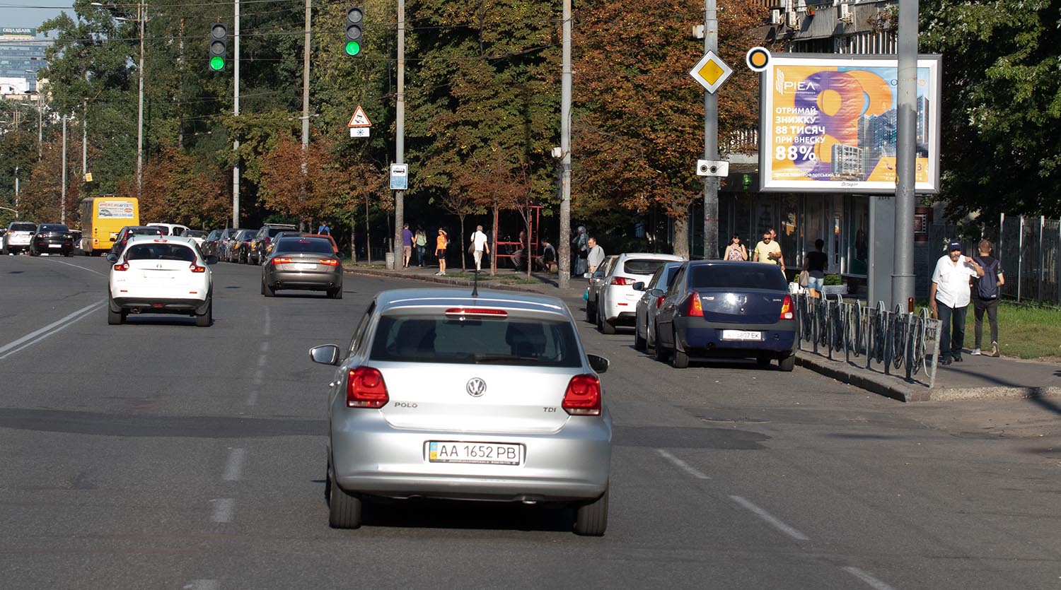 Видеоборд Киев,  Липківського Василя вул.