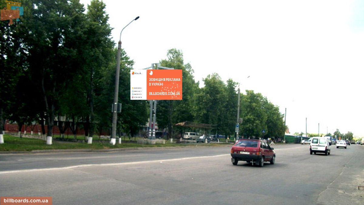 Білборд, бігборд (борд)  Суми,  Чернігівська вул, від центру