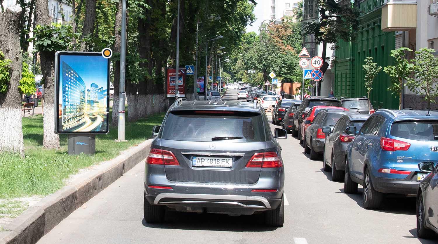 Ситилайт Киев,  Липська вул. роздільник