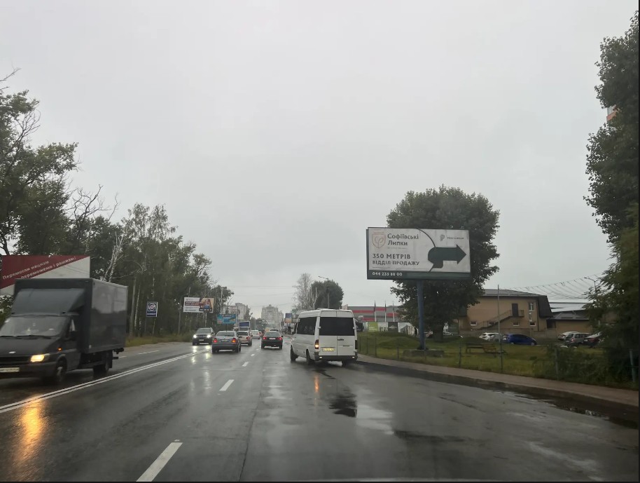 Билборд Софиевская Борщаговка,  ул.Соборная, возле ЖК София Сфера