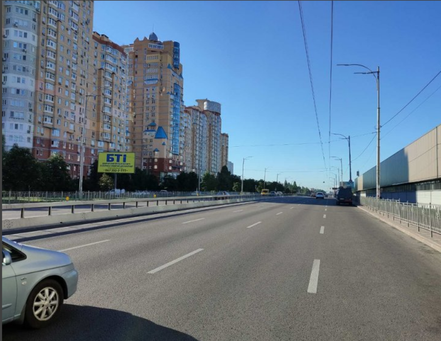 Билборд Киев,  М."Академмістечко" пр.Палладіна 24 напрямок до В. Кільцевої