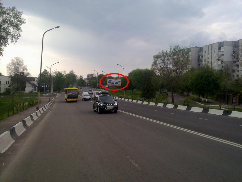Білборд, бігборд (борд)  Дрогобич,  Стрийська, (сторона А)