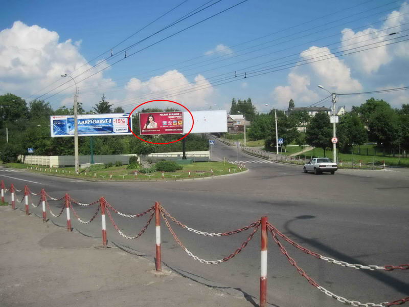 Билборд Ровно,  Дубенська- Поповича (лівий)