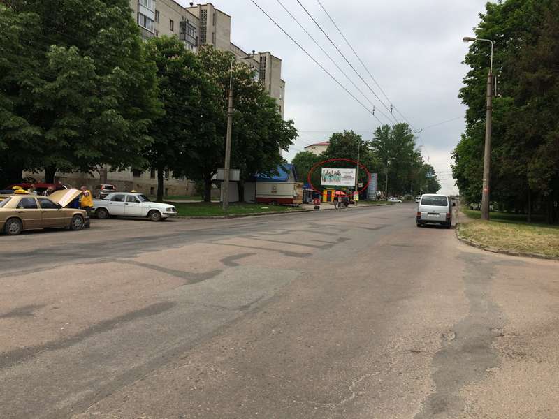 Білборд, бігборд (борд)  Тернопіль,  Л. Українки, 8 сторона Б