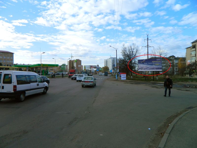 Билборд Ивано-Франковск,  Довженка-Сухомлинського (зап-ка "WOG")