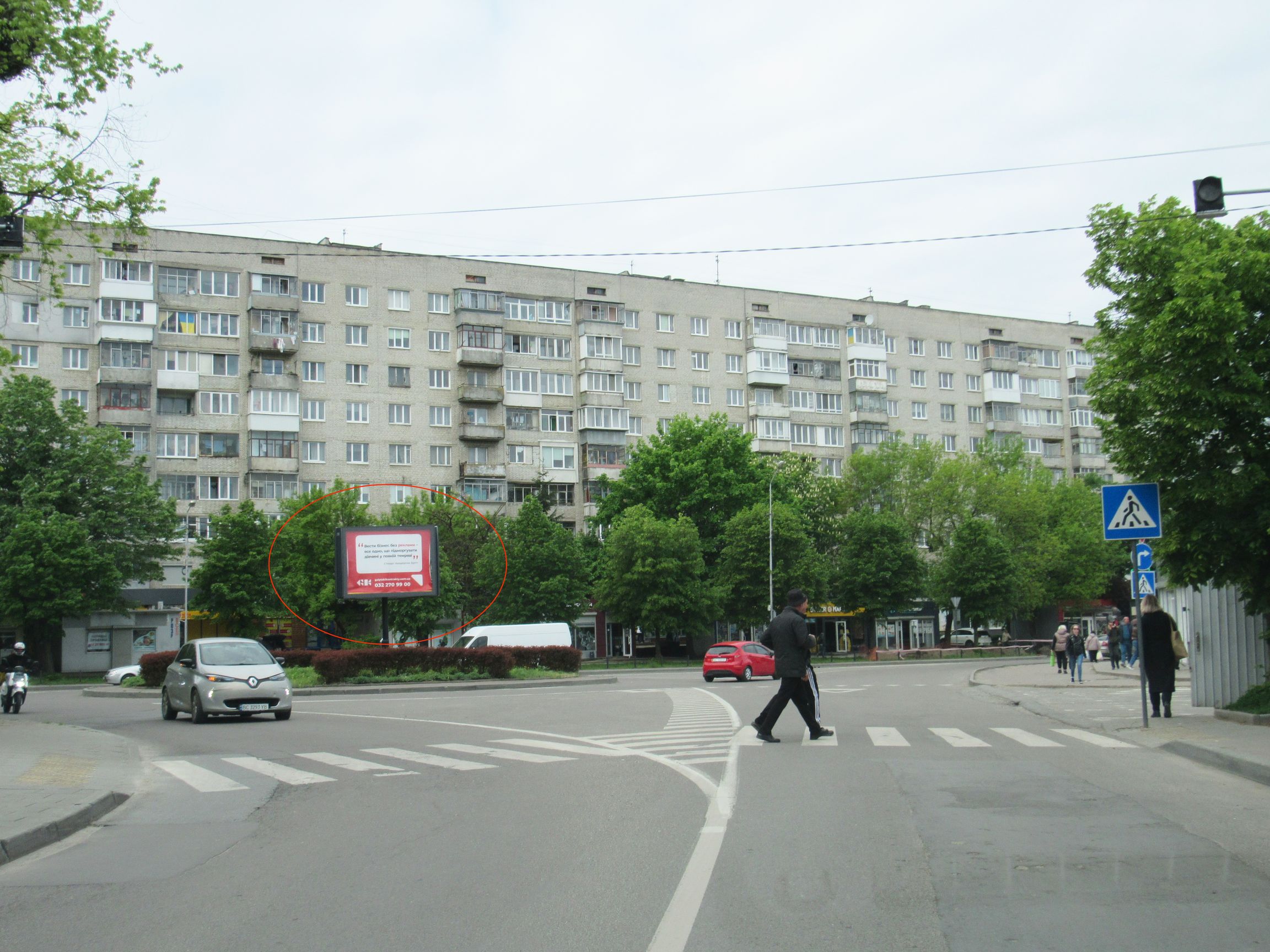Скроллер Львов,  Петлюри (ринок новий на розв'язці)від вул. Садової
