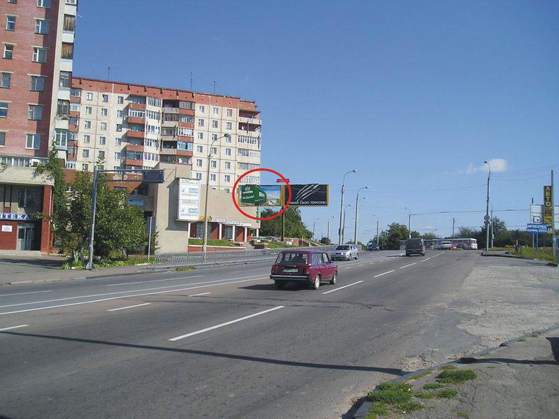 Билборд Ровно,  Кулика і Гудачека -  Дубенська (лівий)