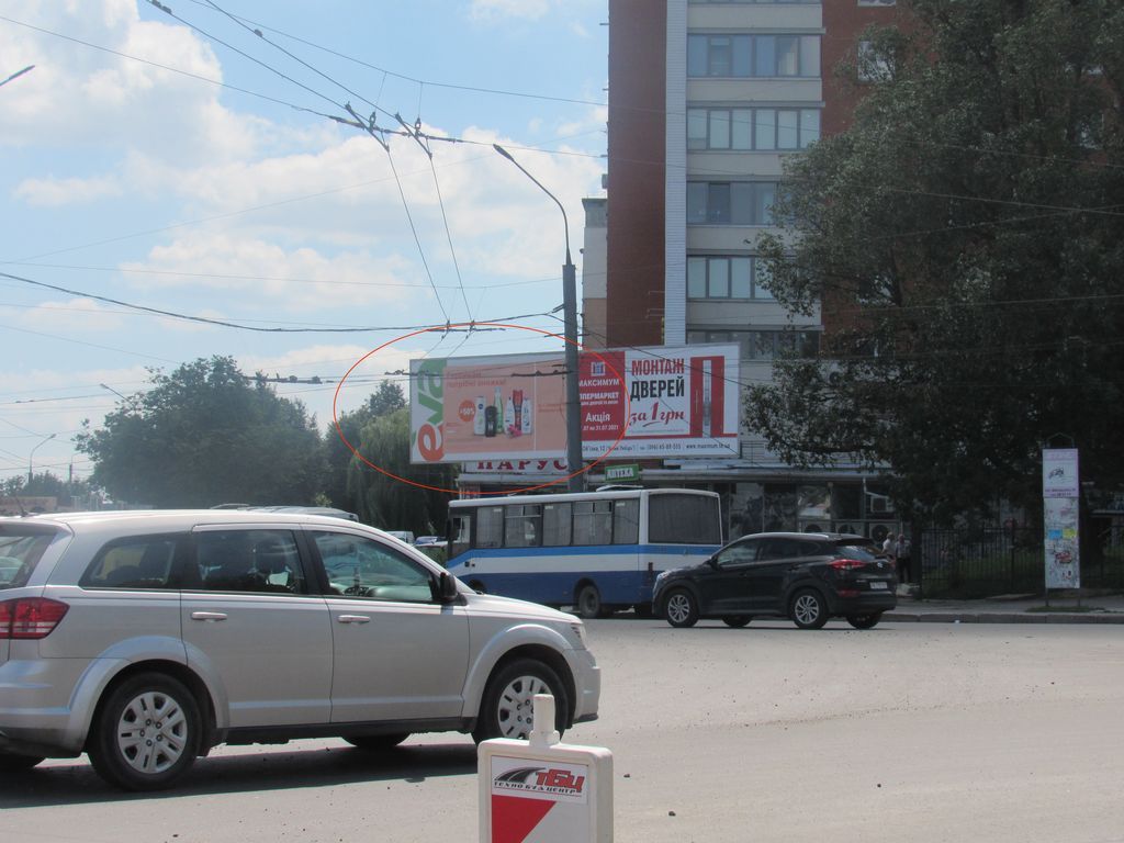 Билборд Тернополь,  Бандери -Протасевича -Збаразьке шосе (лівий)