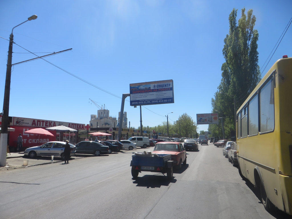 Билборд Одесса,  Добровольського пр., 114/2, ринок "Північний"