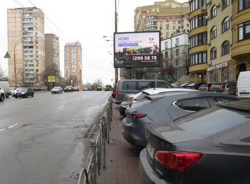 Видеоборд Киев,  Чорновола В`ячеслава вул., 29 А (ТТ 6.8 484х352)
