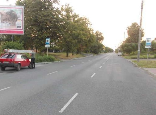 Билборд Черкассы,  Надпільна вул. (Ільїна вул.), 65 - Братів Яхненків пров. (Жовтневий пров.)