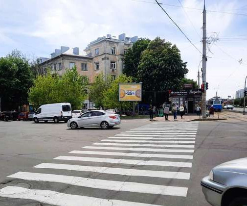 Скролер, скрол Вінниця,  Коцюбинського просп. - Замостянська вул. (50-річчя Перемоги бульв.)